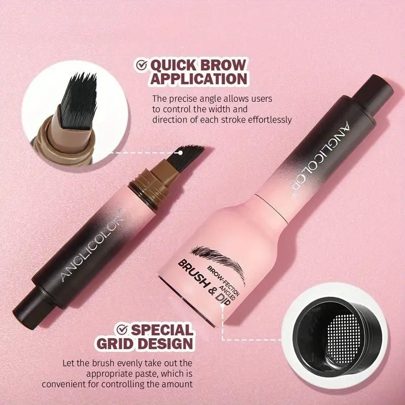 Angled Brush And Dip Liquid Eyebrow Gel