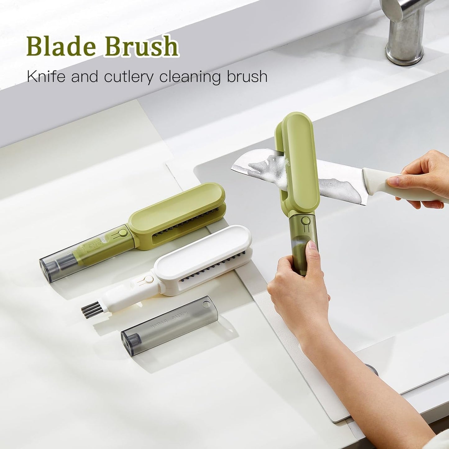 4 in 1 Multifunctional Knife Cleaning Brush